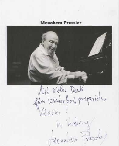 Menahem Pressler